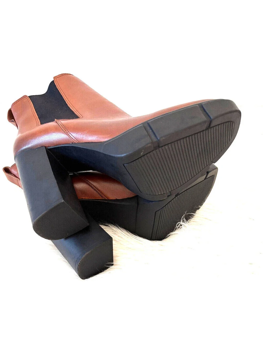 Steve Madden Women's Revised Fashion Booties Cognac Size 11M